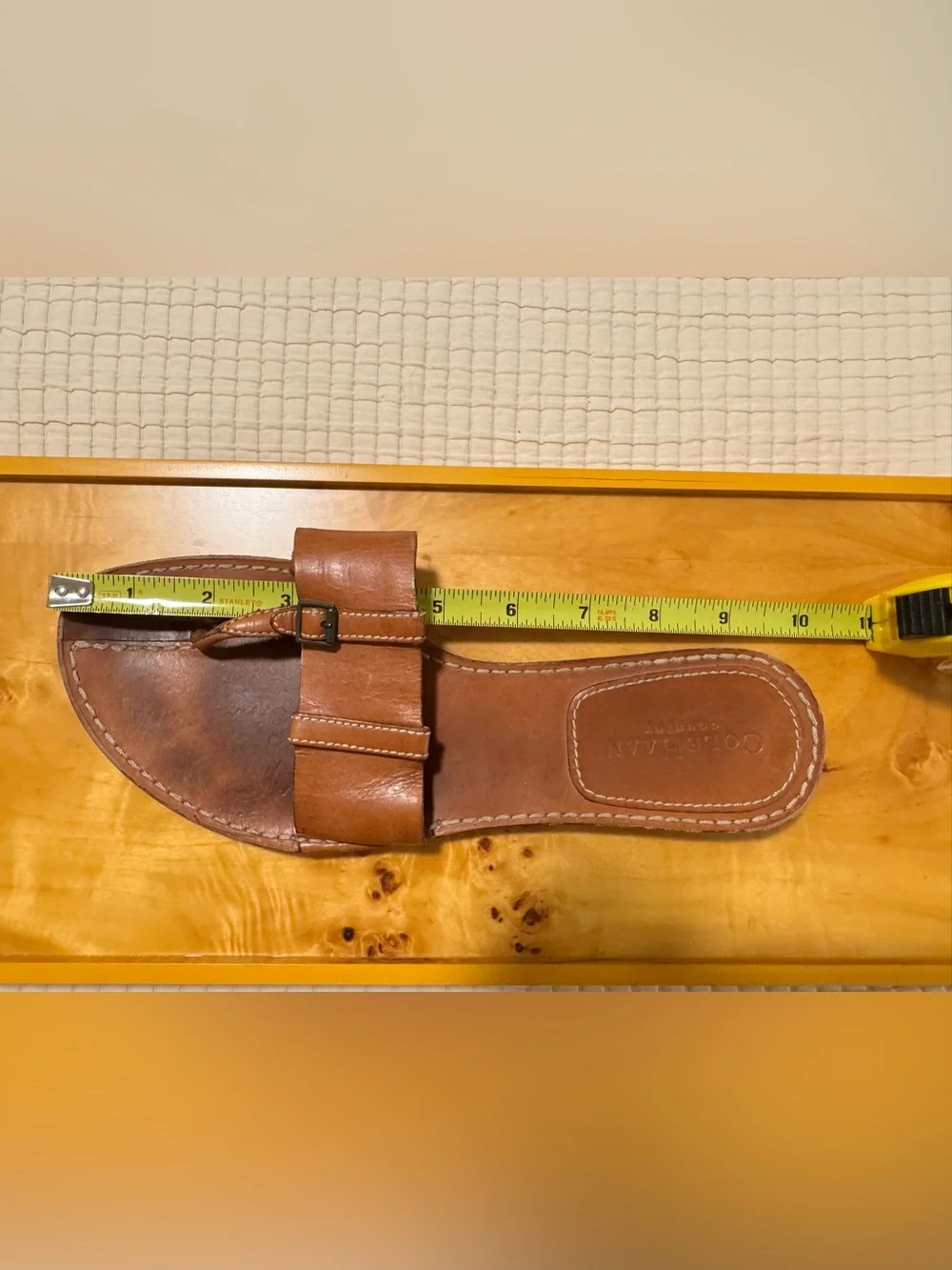 Cole Haan Brown Leather Women’s  Slide Sandals